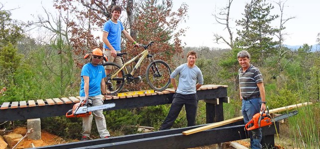 Neuer Bikeparcours für das Domaine du Frigoulet