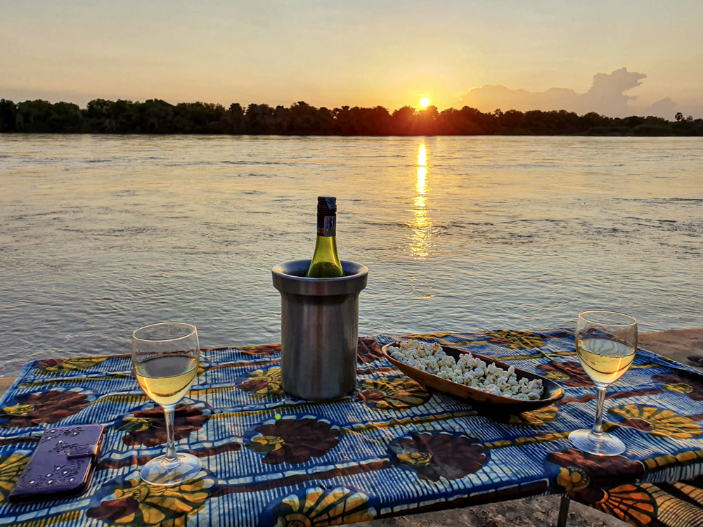 Apéro am Rufiji River