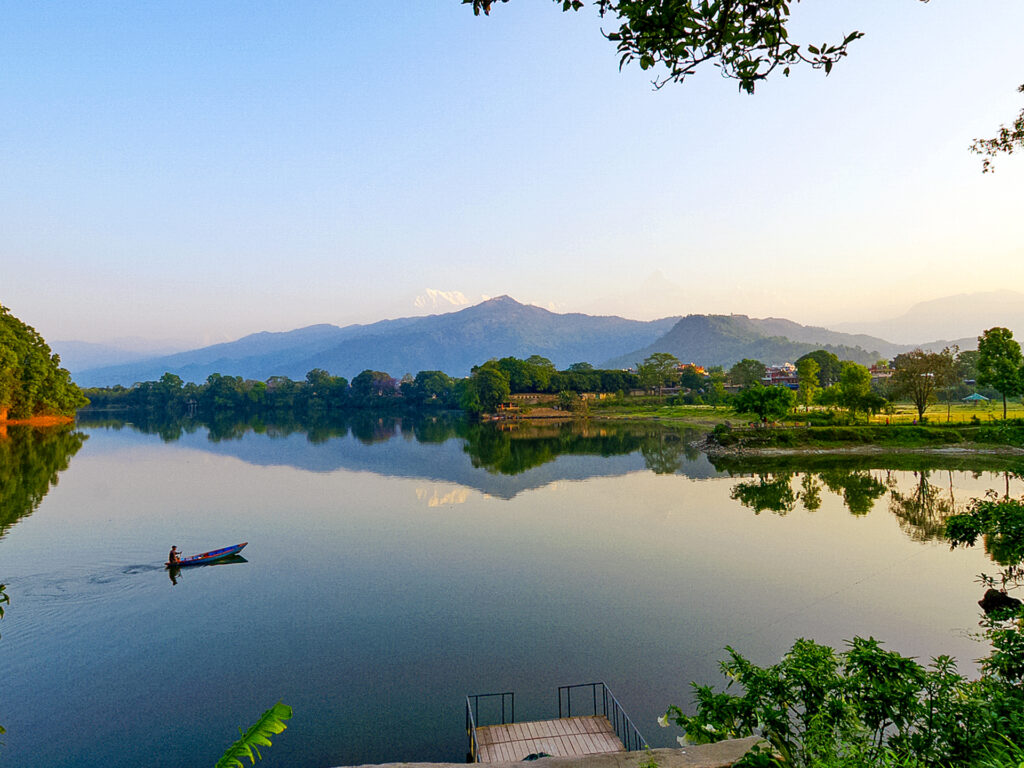 Ausblick auf Phewa-See