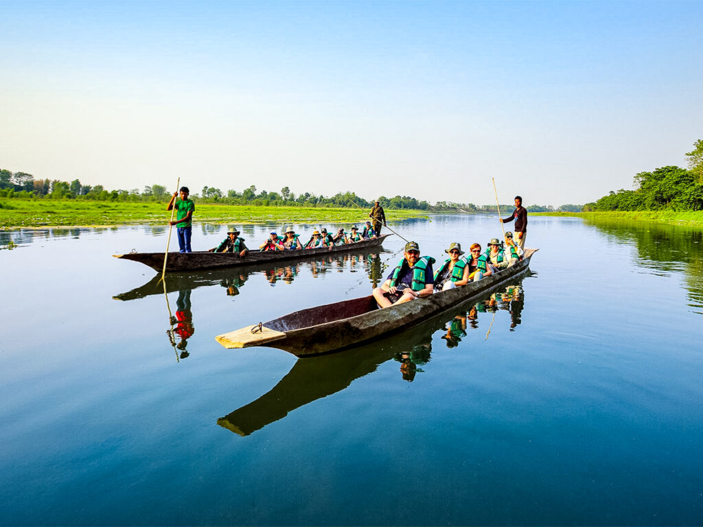 2 Kanus auf Phewa-See