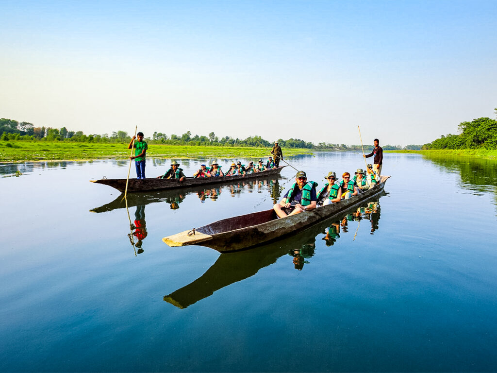 2 Kanus auf Phewa-See