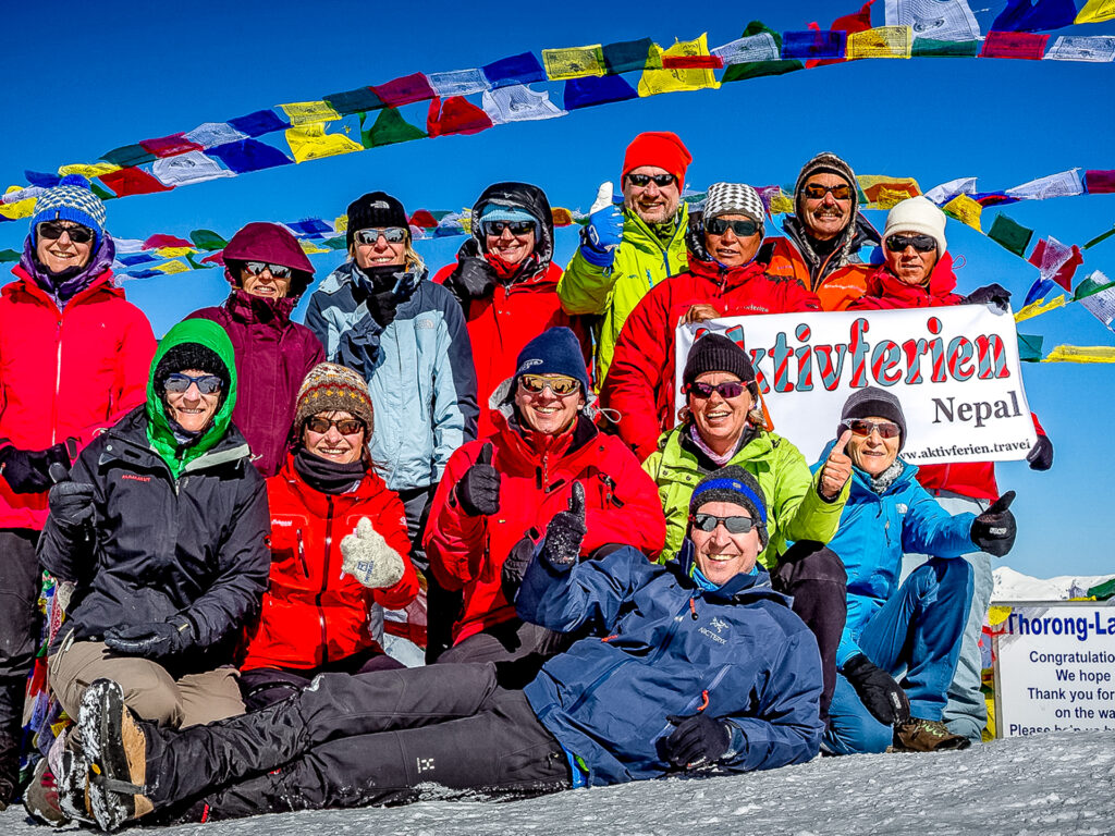 Trekkinggruppe Rund um den Annapurna