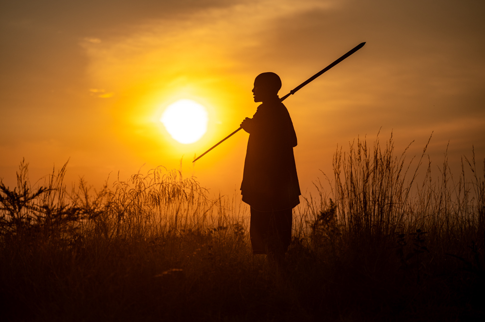 Sonnenuntergang in Tansania