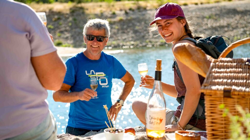 Picknick an der Ardèche